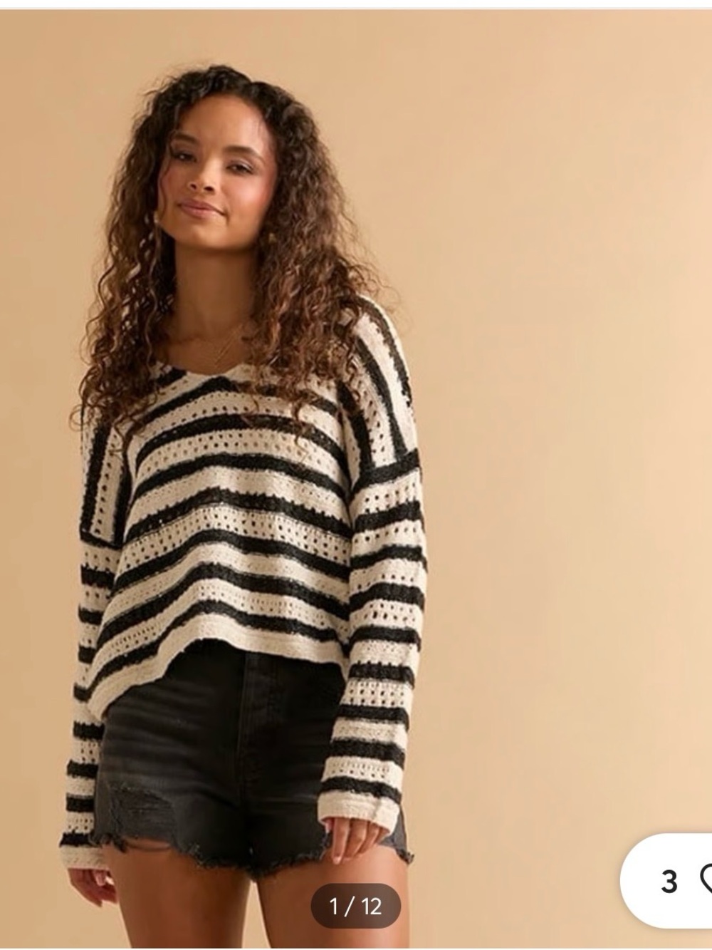 Francesca’s Cropped Sweater